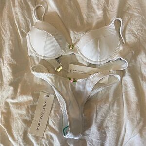 White Fox Boutique White Bikini Set